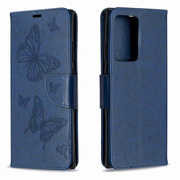 Dteck Case For Samsung Galaxy A72 5G /4G Premium PU Leather Flip Wallet Case Embossed Full Body Protection Flip Stand Card Holder Magnetic Cover , blue