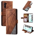 thumbnail image 1 of Dteck Case For Samsung Galaxy Note 10 (6.3 inch), Luxury Magnetic Leather Card Holder Wallet Case Hybrid Protective Stand Shockproof Cover ,Brown, 1 of 5