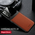 thumbnail image 1 of Dteck Case For Samsung Galaxy Note 20 (6.7 inches) 2020 Released ,Shockproof Rubber Case Luxury Leather Back Phone Protective Cover,Brown, 1 of 1