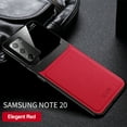 thumbnail image 1 of Dteck Case For Samsung Galaxy Note 20 (6.7 inches) 2020 Released ,Shockproof Rubber Case Luxury Leather Back Phone Protective Cover,Red, 1 of 1