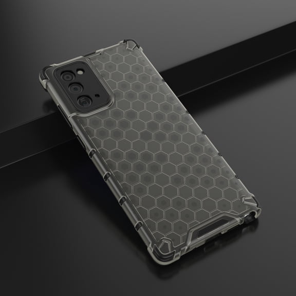 Dteck Case For Samsung Galaxy Note 20 (6.7 inches),Shockproof Armor Rubber Case Hybrid Hard PC Back Protective Phone Cover ,Black