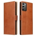 thumbnail image 1 of Dteck Case For Samsung Galaxy Note 20 Ultra (6.9 inches) 2020 Released ,Luxury Leather Card Holder Wallet Case Shockproof Kickstand Flip Protective Phone Cover,Brown, 1 of 4