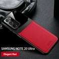 thumbnail image 1 of Dteck Case For Samsung Galaxy Note 20 Ultra (6.9 inches) 2020 Released ,Shockproof Rubber Case Luxury Leather Back Phone Protective Cover,Red, 1 of 1