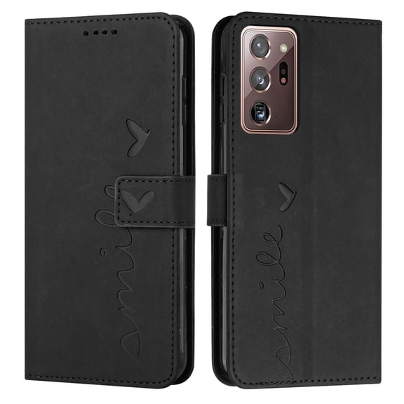 Dteck Case For Samsung Galaxy Note 20 Ultra Luxury PU Leather Flip Wallet Stand Case Cover with Wrist Strap.For Samsung Galaxy Note 20 Ultra,Black