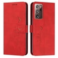 thumbnail image 1 of Dteck Case For Samsung Galaxy Note 20 Ultra Luxury PU Leather Flip Wallet Stand Case Cover with Wrist Strap.For Samsung Galaxy Note 20 Ultra,Red, 1 of 10