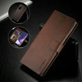 thumbnail image 1 of Dteck Case For Samsung Galaxy Note20 (6.7 inches) 2020 Released ,Magnetic Leather Stand Luxury Case Protective Shockproof Card Holder Wallet Phone Cover,Brown, 1 of 5