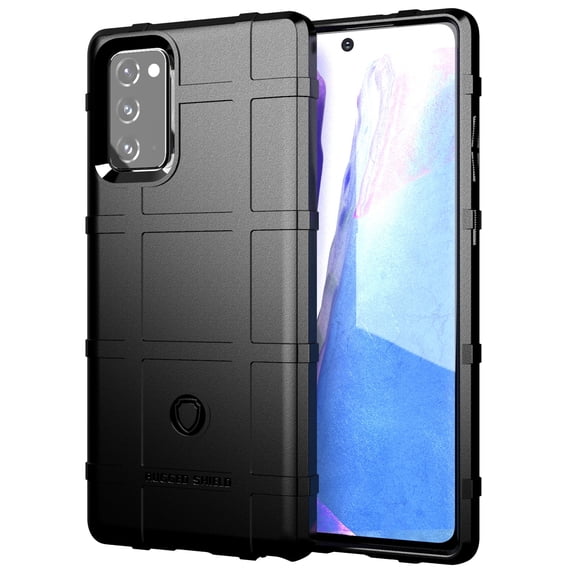 Dteck Case For Samsung Galaxy Note20 (6.7 inches) 2020 Released, Shockproof Rugged Rubber Case Armor TPU Back Phone Protective Cover,Black