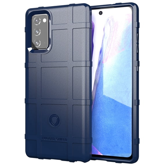 Dteck Case For Samsung Galaxy Note20 (6.7 inches) 2020 Released, Shockproof Rugged Rubber Case Armor TPU Back Phone Protective Cover,Blue