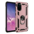 thumbnail image 1 of Dteck Case For Samsung Galaxy S20 6.2 inch, Shockproof Rubber Armor Case Hybrid Rugged Hard PC Back Phone Ring Kickstand Cover,without Screen Protector ,Rosegold, 1 of 1