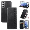 thumbnail image 1 of Dteck Case For Samsung Galaxy S22 2022,Luxury Leather Wallet [RFID Blocking] Card Holder Flip Cover Protective Shockproof Kickstand Phone Case,Black, 1 of 9