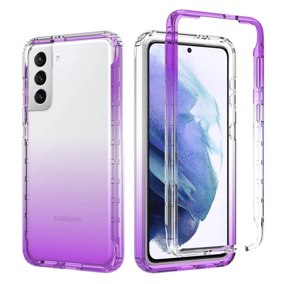Dteck Case For Samsung Galaxy S22 Plus,Shocklproof Rubber Hybrid PC Back Lightweight Back Case Cover for Galaxy S22+ 5G,Purple