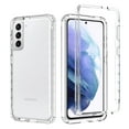 thumbnail image 1 of Dteck Case For Samsung Galaxy S22,Shocklproof Rubber Hybrid PC Back Lightweight Back Case Cover for Galaxy S22 5G,Clear, 1 of 8