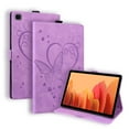 thumbnail image 1 of Dteck Case For Samsung Galaxy Tab A7 10.4-inch T500 T505 T507,Smart Magnetic Leather Butterfly Pattern Card Holder Wallet Hybrid Rubber Kickstand Case Cover for Galaxy Tab A7 10.4" 2020,Purple, 1 of 7
