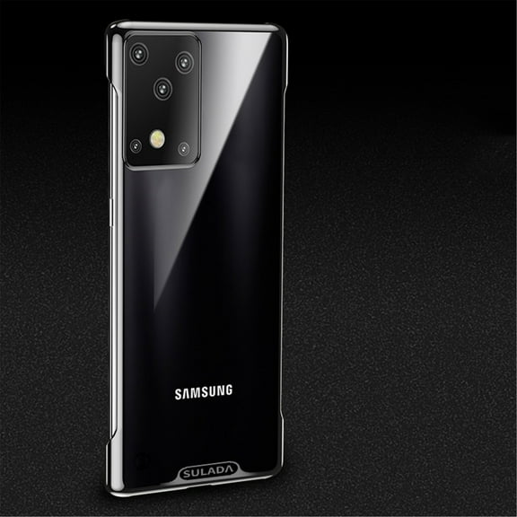 Dteck Case For Samsung S20 Plus (6.7 Inch), Clear Armor Ultra Slim Soft TPU Bumper Shockproof Protective Cover, Black