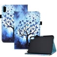 thumbnail image 1 of Dteck Case For iPad 10th Generation 10.9 inch 2022,Smart Pattern Leather Card Holder Wallet Case Shockproof Silicone Kickstand Cover with Elastic Strap,Tree, 1 of 7