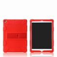 thumbnail image 1 of Dteck Case For iPad Air 2 / iPad 9.7 5th 2017 /iPad 9.7 6th 2018 / Pro 9.7 2016 Shockproof Silicone Anti Slip Kids Friendly Protective Hard PC Kickstand Cover, red, 1 of 5