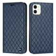 thumbnail image 1 of Dteck Case For iPhone 11,Shockproof Magnetic Embossed Flip Leather Purse Card Slot Kickstand Cover,Blue, 1 of 7