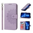 thumbnail image 1 of Dteck Case For iPhone 13 Pro Max,360 Protection PU Leather Shockproof Magnetic Flip Wallet Stand Cover with Wrist Strap.For iPhone 13 Pro Max,Purple, 1 of 7