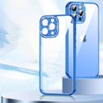 thumbnail image 1 of Dteck Case For iPhone 13 Pro Max,Slim Shockproof Bling Glitter Camera Lens Protector Transparent Cover,Blue, 1 of 6