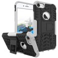 thumbnail image 1 of Dteck Case For iPhone SE 2022 / SE 2 2020 / iPhone 7 / iPhone 8 Heavy Duty Hybrid Hard PC Soft Silicone Shockproof Stand Case,White, 1 of 2