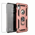 thumbnail image 1 of Dteck Case Full Protect Magnetic Hybrid Ring Back Holder Kickstand Case Cover For iPhone 6 Plus/6s Plus, Rosegold with screen protector, 1 of 1