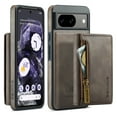 thumbnail image 1 of Dteck Case for Google Pixel 8 2023, RFID Blocking Leather Detachable Magnetic Wallet Card Cash Slot Case Cover Support Wireless Charging Functional Kickstand for Pixel 8,Coffee, 1 of 11