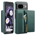 thumbnail image 1 of Dteck Case for Google Pixel 8 Pro 2023, RFID Blocking Leather Detachable Magnetic Wallet Card Cash Slot Case Cover Support Wireless Charging Functional Kickstand for Pixel 8 Pro,Green, 1 of 11