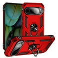 thumbnail image 1 of Dteck Case for Google Pixel 9 Pro / 9, with Finger Ring Holder Kickstand, Military Grade Stand Cover Phone Cases Compatible for Google Pixel 9 Pro / 9, Red, 1 of 7