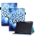 thumbnail image 1 of Dteck Case for Kindle Paperwhite 11th Generation 2021 6.8 inch,Shockproof Smart Leather Pattern Card Holder Wallet Folio Rubber Case Kickstand Cover with Elastic Band,Buttery and Tree, 1 of 8