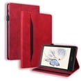 thumbnail image 1 of Dteck Case for Kindle Paperwhite 12th Generation 7-inch 2024,Kindle Colorsoft Signature Edition Magnetic Classic PU Leather Case Card Slots Wallet Shockproof Kickstand Folio Cover,Red, 1 of 9