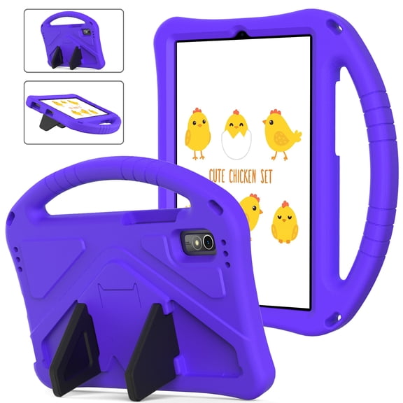 Dteck Case for Lenovo 9.0 Inch Tab M9 2023, Lightweight EVA Shockproof Kids Case for Lenovo Tab M9 TB-310FU, Protective Shell with Handle Grip Kickstand,
Purple
