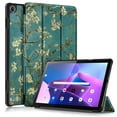 thumbnail image 1 of Dteck Case for Lenovo Tab M10 Case 10.1 Inch 3rd Gen 2022 (TB-328F),Magnetic Auto Sleep/Wake Leather Tri-fold Folio Slim Case Hybrid Kickstand Cover,Flowers, 1 of 6