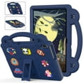 thumbnail image 1 of Dteck Case for Lenovo Tab M10 10.1" TB-X505F/Smart Tab M10 TB-X605F/Tab P10 TB-X705 F/L,Shockproof Rugged Case Kids Friendly EVA Handle Kickstand Cover,Navyblue, 1 of 8