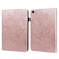 thumbnail image 1 of Dteck Case for Lenovo Tab M10 3rd Gen 10.1 inch 2022 (TB-328F), Shockproof Embossed Floral Flower Folding Stand Protective PU Leather Flip Wallet Card Slot Tablet Cover, Rosegold, 1 of 2