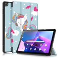 thumbnail image 1 of Dteck Case for Lenovo Tab M10 Case 10.1 Inch 3rd Gen 2022 (TB-328F),Magnetic Auto Sleep/Wake Leather Tri-fold Folio Slim Case Hybrid Kickstand Cover,Horse, 1 of 6