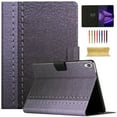 thumbnail image 1 of Dteck Case for Lenovo Tab M10 HD 2nd Gen (TB-X306X)/Smart Tab M10 HD 2nd Gen (TB-X306F) 10.1" 2020, Folio Flip Stand Protective Cover with Magnetic Closure Credit Card Slots Holder, Gray, 1 of 5