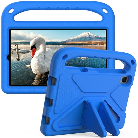 Dteck Case for Lenovo Tab M8 2nd Gen TB-8705F FHD/Tab M8 FHD TB-8505F/TB-8505X (2019) 8.0-inch,Kids Friendly EVA Foam Case Lightweight Shockproof Convertible Handle Kickstand Cover,Blue