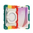 thumbnail image 1 of Dteck Case for Lenovo Tab M9 (Lenovo M9 Tablet Case, TB-310FU 2023 9.0 inch Tablet Case): Heavy Duty Military Grade Drop Protection, Handle Grip, Rotating Stand, Stylus Holder,Rainbow Red, 1 of 5