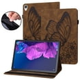 thumbnail image 1 of Dteck Case for Lenovo Tab P11 (2021) TB-J606F TB-J606X 11" With Elastic Band Shockproof Premium PU Leather Folio Stand Case Shell with Card Holder Multi-Angle View for 11 inch Lenovo Tab P11,Brown, 1 of 10