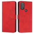 thumbnail image 1 of Dteck Case for Moto G Power 2022, Premium PU Leather Shockproof Folio Flip Stand Magnetic Closure Money Pocket Wallet Phone Case Cover for Motorola Moto G Power 2022 6.5", Red, 1 of 8