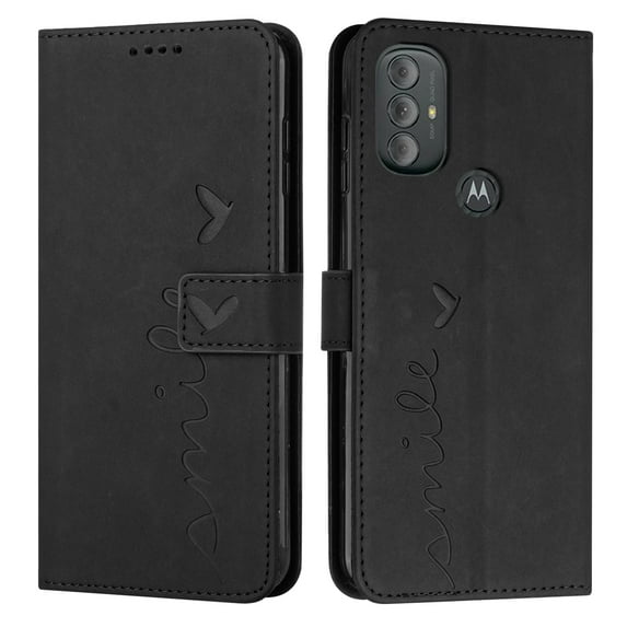 Dteck Case for Moto G Power 2022, Premium PU Leather Shockproof Folio Flip Stand Magnetic Closure Money Pocket Wallet Phone Case Cover for Motorola Moto G Power 2022 6.5", Black