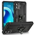 thumbnail image 1 of Dteck Case for Motorola Moto G Play 2023,Shockproof Ring Stand Case Military Grade Silicone + PC Dual Layer Protection Armor Back Cover for Moto G Play 2023,Black, 1 of 6