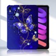 thumbnail image 1 of Dteck Case for New iPad mini (7th Generation) 2024, Slim Lightweight TPU Cute Pattern Back Protective Cover for iPad mini (7th/6th Generation ,2024/2021) 8.3-inch,Blue Butterfly, 1 of 3