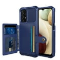 thumbnail image 1 of Dteck Case for Samsung Galaxy A13 5G,Flip Folio Leather Wallet Protective Shockproof Rugged Case with Credit Card Cash Slot Holder Kickstand Magnetic Closure Back Cover,Darkblue, 1 of 7