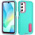 thumbnail image 1 of Dteck Case for Samsung Galaxy A16 5G,Shockproof 3-Layer Protection Case Built-in Kickstand Military Grade Protective Cover for Galaxy A16 5G, Mint+Rose, 1 of 7