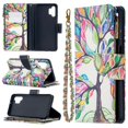 thumbnail image 1 of Dteck Case for Samsung Galaxy A32 5G 6.4-inch,Magnetic Patterned Leather Zipper Card Holder Wallet Flip Case Kickstand Shockproof with Hand Strap Cover ,Tree, 1 of 6