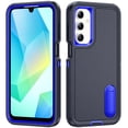 thumbnail image 1 of Dteck Case for Samsung Galaxy A36 5G,Shockproof 3-Layer Protection Case Built-in Kickstand Military Grade Protective Cover for Galaxy A36 5G, Darkblue+Royalblue, 1 of 7