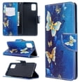 thumbnail image 1 of Dteck Case For Samsung Galaxy A51 4G (6.5 inch), Magnetic Patterned Folio PU Leather Wallet Case Card Slots Pocket Flip Stand Protective Phone Cover ,Gold and Blue Butterfly, 1 of 5