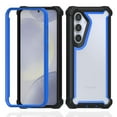 thumbnail image 1 of Dteck Case for Samsung Galaxy A54 5G,Shockproof Dual-Layer Protection Silicone+PC Case Heavy Duty Rugged Crystal Clear Back Cover for Samsung Galaxy A54 5G,Blue, 1 of 2