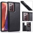 thumbnail image 1 of Dteck Case for Samsung Galaxy Note 20 6.7-inch,Shockproof PU Leather Wallet Case Card Holder Kickstand Flip Magnetic Hybrid Rubber Note 20 5G Back Phone Cover,Black, 1 of 9